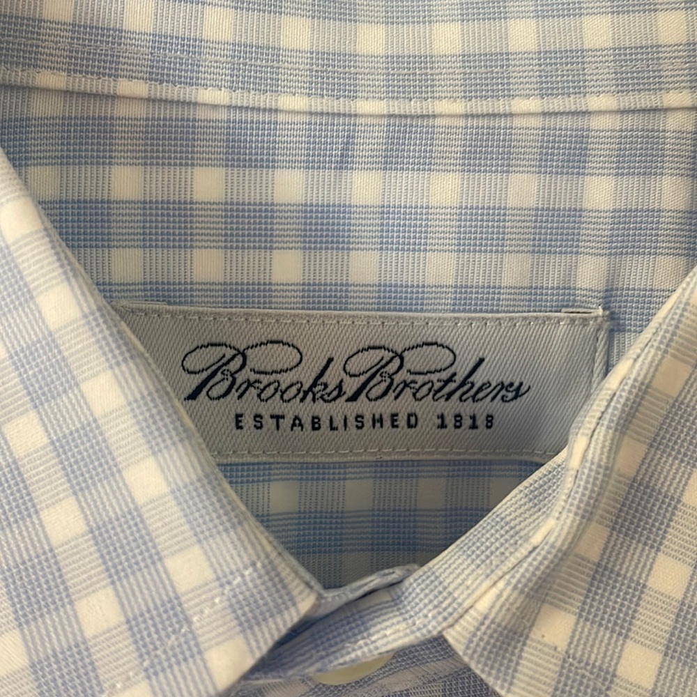 Brooks brothers non iron shirt